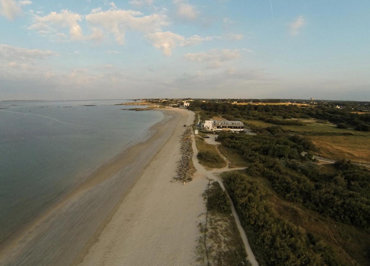 Logis Hotel & Restaurant Les Mouettes - Larmor Plage, Proche De Lorient ภายนอก รูปภาพ