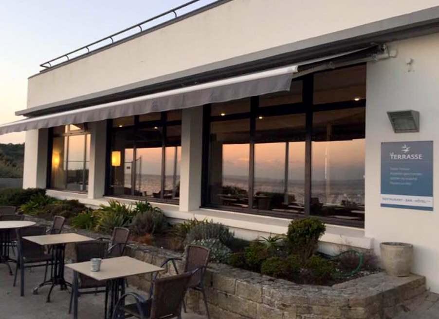 Logis Hotel & Restaurant Les Mouettes - Larmor Plage, Proche De Lorient ภายนอก รูปภาพ