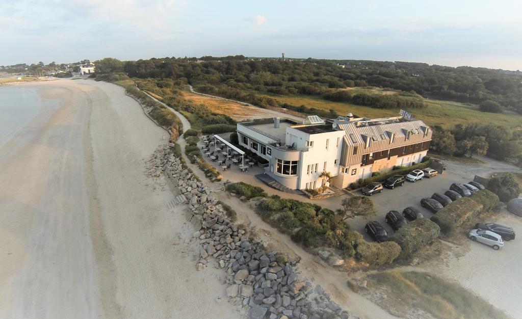 Logis Hotel & Restaurant Les Mouettes - Larmor Plage, Proche De Lorient ภายนอก รูปภาพ