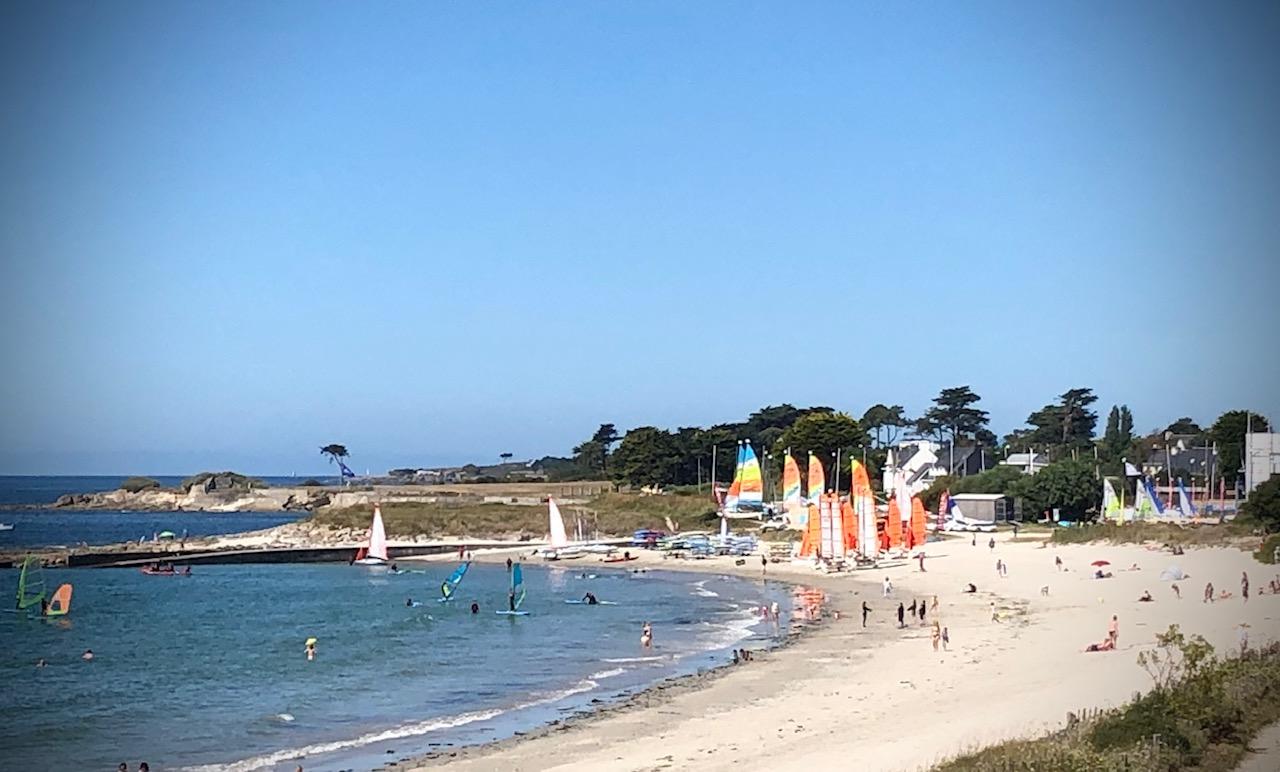 Logis Hotel & Restaurant Les Mouettes - Larmor Plage, Proche De Lorient ภายนอก รูปภาพ
