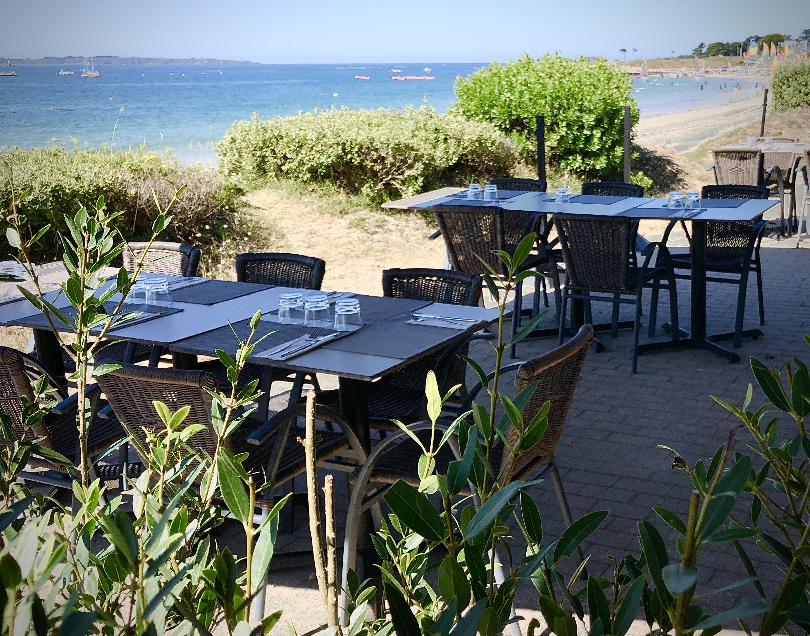 Logis Hotel & Restaurant Les Mouettes - Larmor Plage, Proche De Lorient ภายนอก รูปภาพ