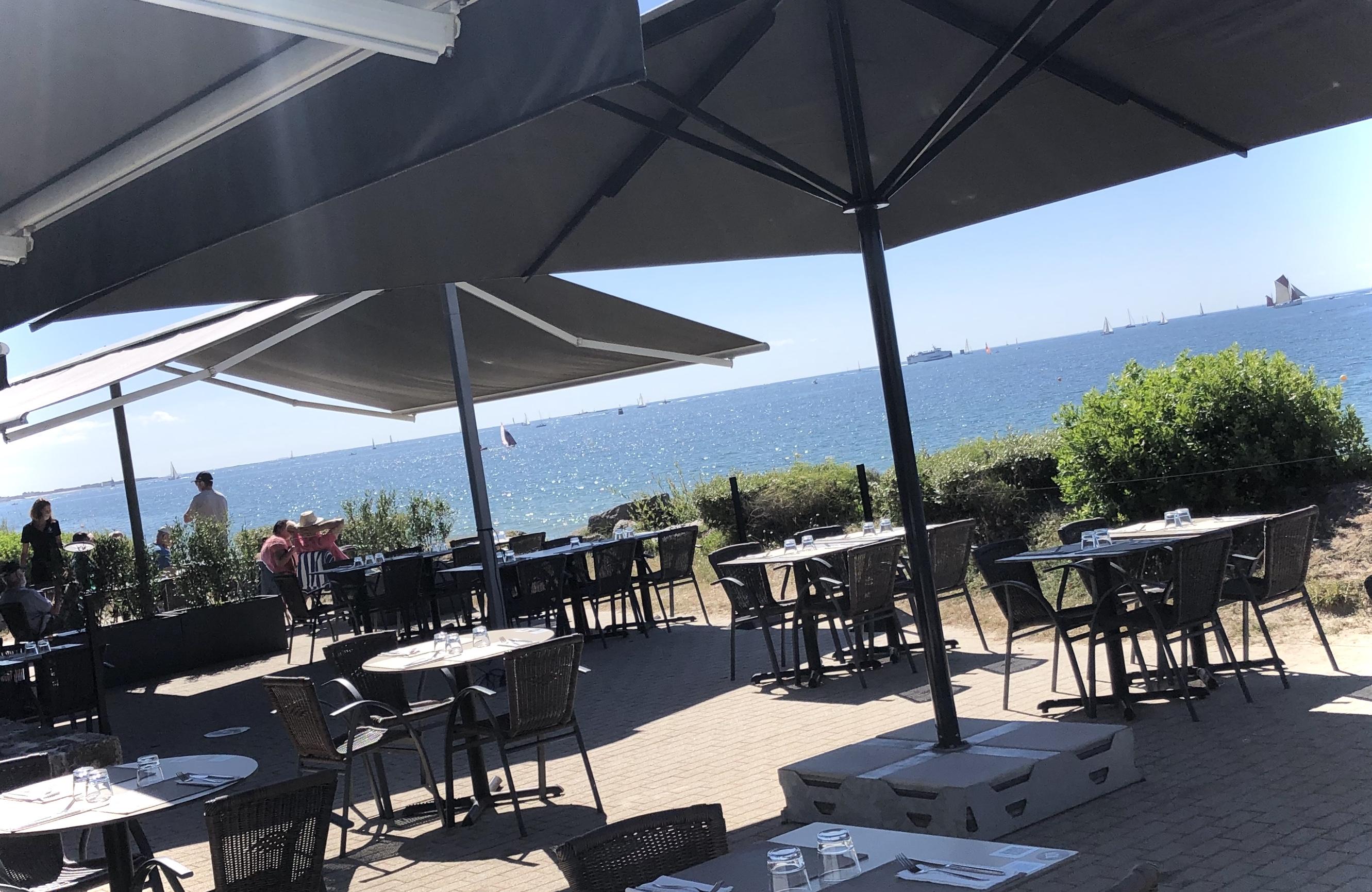 Logis Hotel & Restaurant Les Mouettes - Larmor Plage, Proche De Lorient ภายนอก รูปภาพ